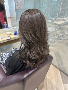 ファースト 東仙台店(first) アッシュベージュ・セミロング