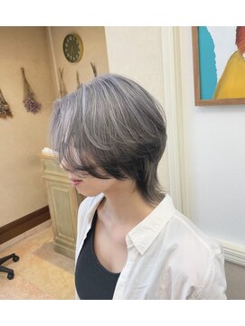 メルク(merc) カール/セミディ/シアーカラー/姫カット/エンドカラー