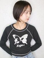 バース(BIRTH)&nbsp;ショート＆ボブ【BIRTH】天神駅5分　黒髪丸みボブ
