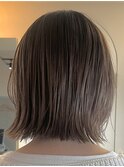 天神大名顔周りレイヤーカットミディアムボブタッセルボブパーマ