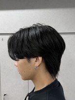 ニコ トウキョウ ロジック(nico TOKYO Logic) メンズセンターパートニュアンスパーマアップバング