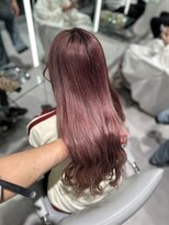 ユニックウメキタ(unique UMEKITA)&nbsp;可愛いめのブリーチで作るピンクベージュ20代30代