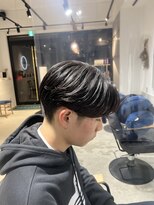 グラスバイネオリーブ 大倉山駅前店(grace by neolive)&nbsp;センターパート/ニュアンスパーマ/毛流れパーマ/韓国