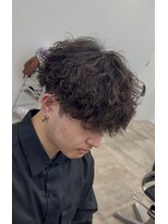 フィフスパーク(fifth PARK)&nbsp;渋谷fifthメンズカット波巻きスパイラルパーママッシュウルフ