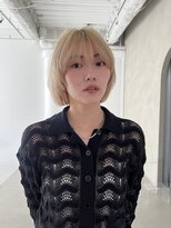 クラップバイスニップ(clap by snip)&nbsp;ハイトーンショートボブ顔まわりレイヤー