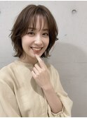 ゆるふわショートボブ