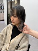 インナーカラー/グレージュ/デザインカラー