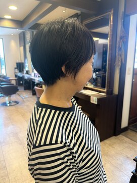 アンツ ヘアーアンドリゾート 辻堂本店(ANT'S Hair and Resort) ピンクベージュ/アンブレラカラー/クールショート/前髪/辻堂