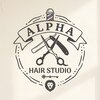 ヘアースタジオアルファのお店ロゴ