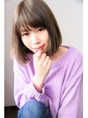 【novem by cirrus】 62 切りっぱなし×グレージュボブ20代/30代