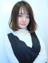 ラウンジ モリオ イケブクロ(Lounge MORIO Ikebukuro) 【morio池袋】大人かわいい丸みのあるワンレングスボブ♪