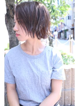 ダブル(DouBLe) 切りっぱなし×アッシュオリーブ