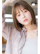 レニーバイエース(LANY by ACE)&nbsp;【LANY横浜】シースルーバング×オリーブグレージュ