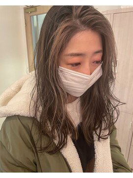 ネウィ 川崎(newi) フェイスフレーミング×ココアブラウン