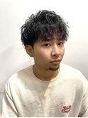 ソフトツイストパーマ/ピンパーマ/マッシュ/メンズショート