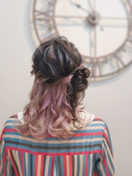 ヘアセットサロン ミント(Hair set salon MINT) ルーズハーフアップ