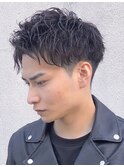スペインカール/スパイキーショート/フェザーパーマ/フェード