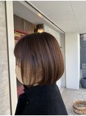 酸熱トリートメント×ショートボブ
