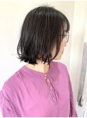 【FOLK】カットで透明感☆似合わせ外ハネパッツンボブ♪