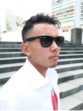 ヨシザワインク プレミアム 横浜 桜木町店(YOSHIZAWA Inc. PREMIUM) 爽やかショートバーバーマットかきあげスタイル