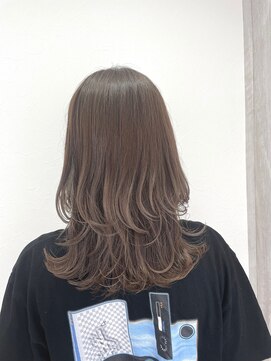 シエル 立川店(CIEL) 【CIEL×久光】透け感グレージュ×ロングウルフ