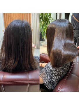 ディスオモテサンドウ 表参道(This OMOTESANDO) 縮毛矯正スタイル　店長山本