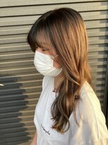 ナチュラル(Natural) 巻き髪ロング×イヤリングカラー