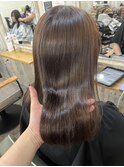 髪質改善カラー×艶ベージュ