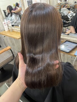 ロア ヘアーコーディネート 三条烏丸店(LoRE hair coordinate) 髪質改善カラー×艶ベージュ