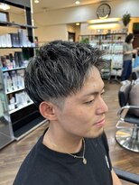 オンフリーク(ON FLEEK)&nbsp;ホワイトメッシュアップバング