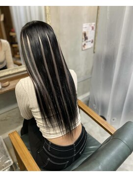 ルフレ 新宿本店2nd(Reflet) プルエクステで髪を傷めずハイライト