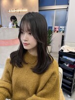 サンド 鹿児島中央(sand)&nbsp;@sei___sandミディアムレイヤー/レイヤーカット/鹿児島中央駅