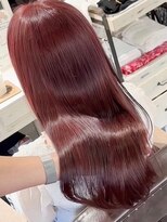 ハピネス 梅田茶屋町店(HAPPINESS)&nbsp;韓国風ブリーチなしダブルカラーラベンダーピンクブラウンカラー