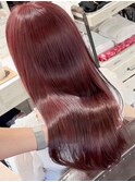 韓国風ブリーチなしダブルカラーラベンダーピンクブラウンカラー