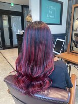 ルナバイルヴェール(LUNA by LeVert)&nbsp;アンブレラカラー/レッド