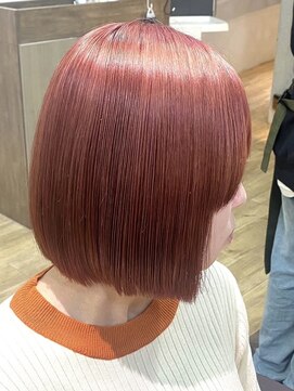 ロア 福岡天神本店(LORE) グレージュカラーレイヤーカットダブルカラーケアブリーチ