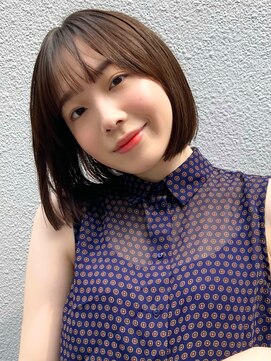 アフロート ルヴア(AFLOAT RUVUA) AFLOAT RUVUA【伊藤 潤】ぱつっとボブ/前髪カット