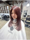 ロングレイヤー×レッドブラウン