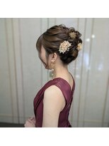 横濱ハイカラ美容院(haikara美容院)&nbsp;アップスタイル　ナチュラル　ブライダル