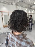 パーマスタイル/ナチュラルパーマ/外国人風パーマ/ボブパーマ