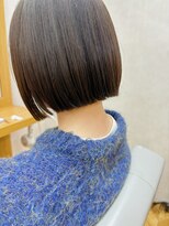 ガーデン 銀座(GARDEN) 美髪 ブルーブラック 顔まわりレイヤー 艶髪 おさまりボブ