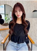 韓国ヘア×黄ばみ消しラベンダーカラー