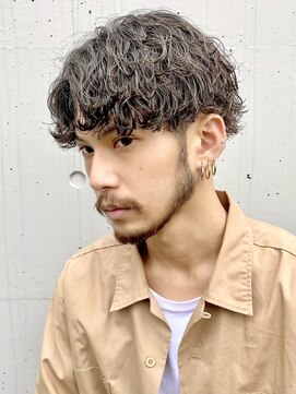 エリマバイフィフス 調布(elima by fifth) 調布メンズパーマ波巻きスパイラルパーマツイストスパイラル前髪