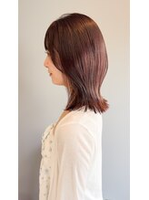エル(elle) 【墨田区】横顔美人◎髪質改善カラー×外ハネレイヤーミディ
