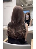 髪質改善×マロンブラウン