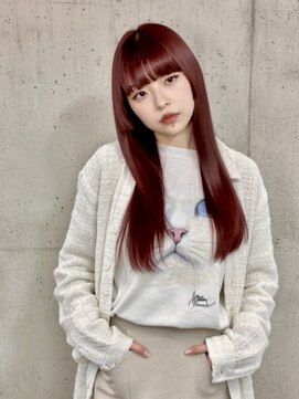 ドロシー(dorothy) バーガンディ 姫カット 重ためバング