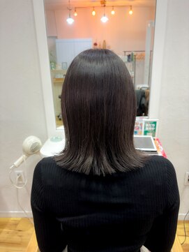 ヘアーリビングリコ 新潟笹口店(hair living Liko) 切りっぱなしボブ