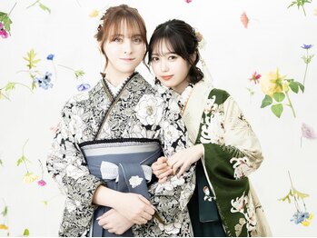 バサラ 横浜駅前店(VASARA)の写真/成人式の振袖、卒業式の袴のレンタル、着付けからヘアセットまで全て当店の予約のみでOK！