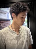 【スパイキーショート×ピンパーマ】短髪/メンズカット/men's