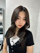 ザシェノンウメダ(THA CHAINON UMEDA) イメチェン/ピンクベージュ/アンブレラカラー/前髪/心斎橋